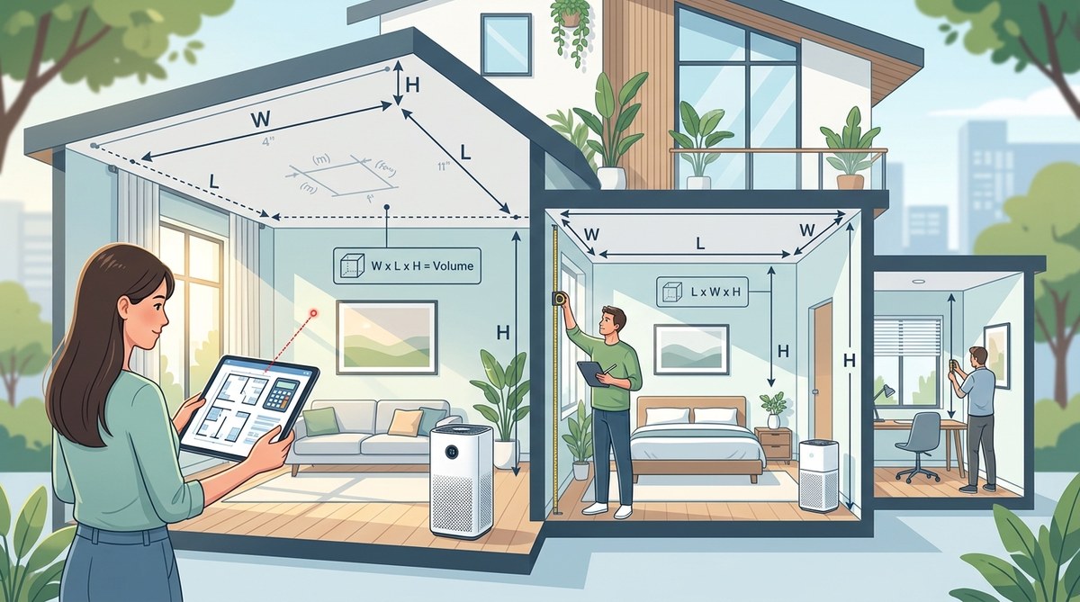How to Calculate the Right Air Purifier Size for Every Room in Your Home